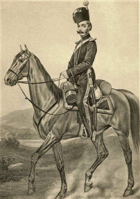 Казак Донских казачьих конно-артиллерийских батарей (1838 - 1845).