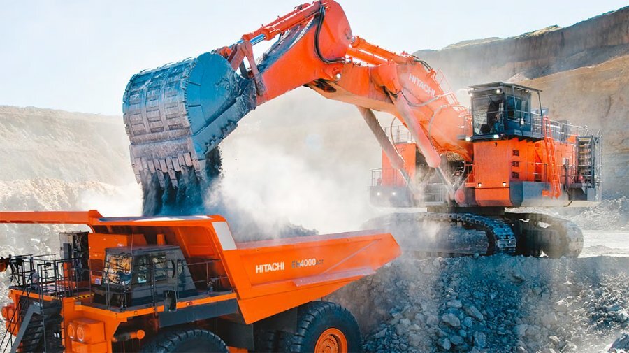 Карьерный экскаватор Hitachi EX5600-6 на электротяге для KAZ Minerals
