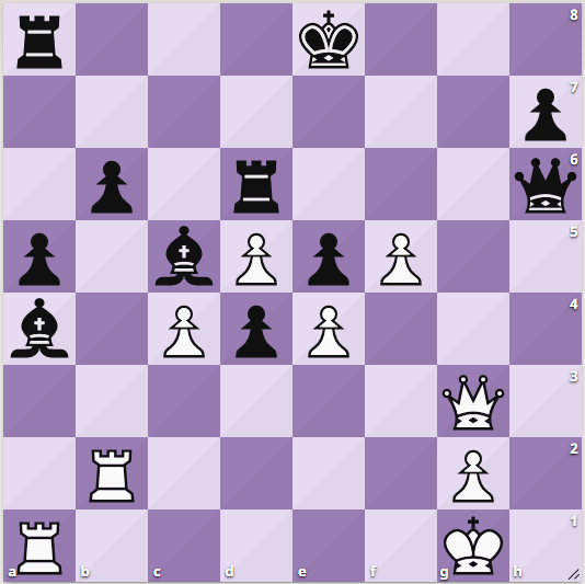 ход белых, 40-й ход игры