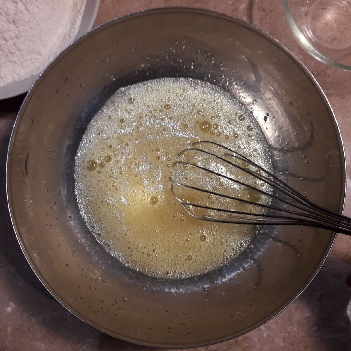 Тонкие блины на воде с дырочками рецепт с фото яйцами пошаговый кипятком пошагово