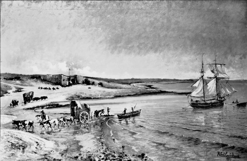 Окрестности Монтевидео в середине XIX века