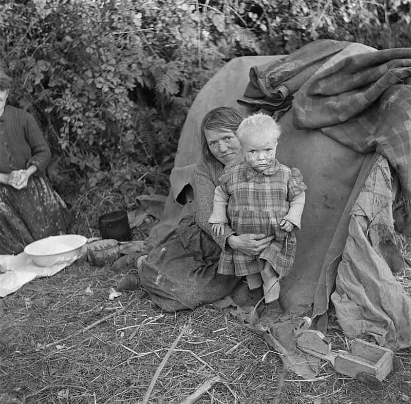 Ирландские путешественники. 1946 г. (картинка из сети)