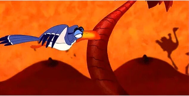 В этой сцене из «Короля Льва» появляются песчаные дюны совершенно необычной формы. Теперь фраза «Всё, на что падают лучи солнца — это наше королевство» звучит совершенно иначе.