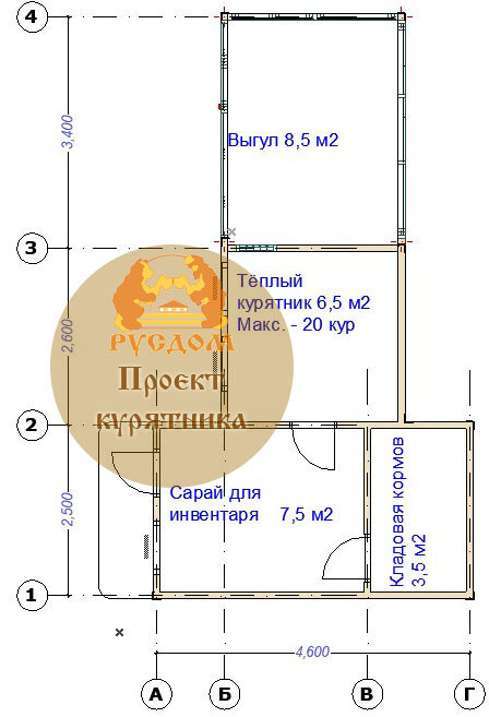 План курятника