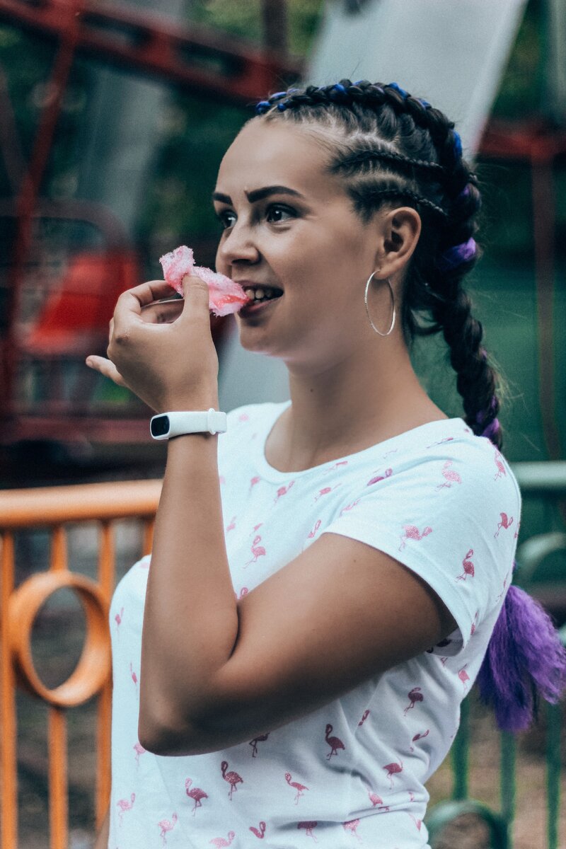 Сладкую вату в парке всегда хочется, согласны?