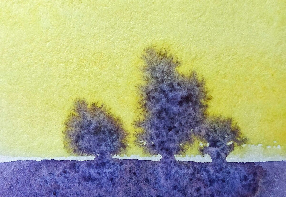 Моё упражнение на влажное пятно