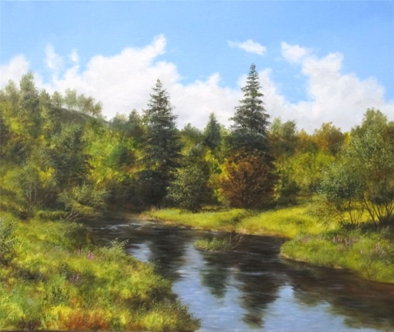 Работа художника Геннадия Лысака