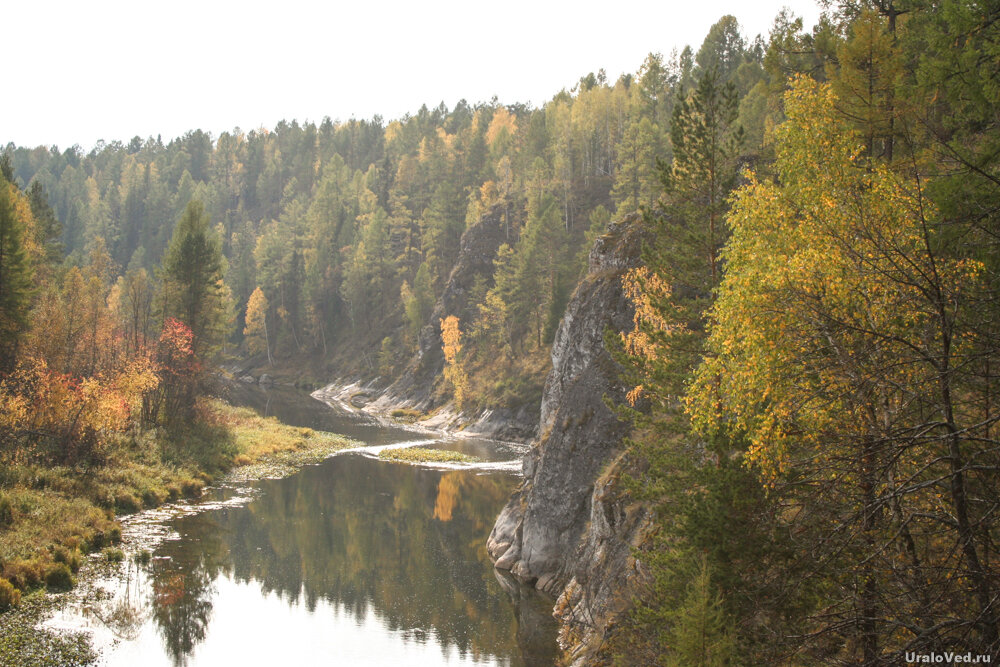 Здесь красиво в любое время года, но особенно осенью