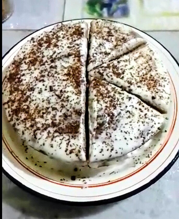 Сметанный торт в микроволновке