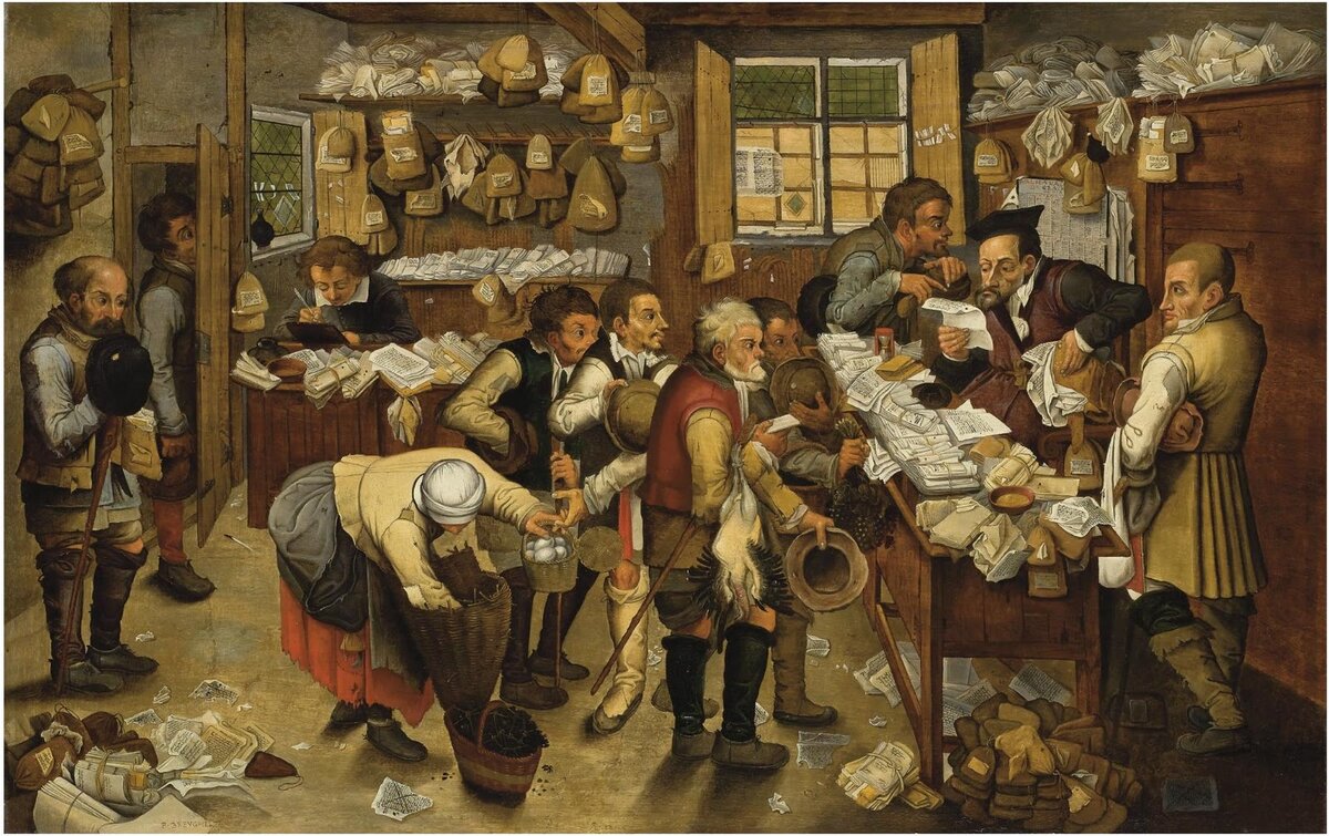 Сбор десятины. Изображение взято из открытых источников