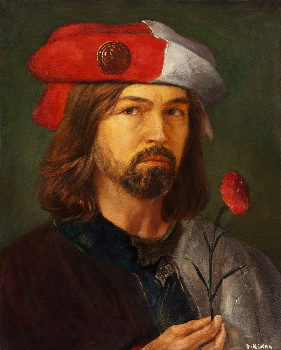  Никас

Ты похож на человека,
Челюсти и прикус.
Ты, конечно чудо века,
Ты Великий Никас!
Развитие цифровых технологий и появление разнообразных устройств для чтения в виде электронных и аудиокниг, казалось бы, должны были привезти к тому, что печатная книга как объект интереса читателя должна была исчезнуть, также как столь уникальное явление как профессия иллюстратора и авторская книга, созданная художником, но нет. Рубеж XX и XXI века ознаменовался появлением ряда интересных проектов, свидетельствующих об обратном. Появилось ряд издательства, которые специализируются на сохранении книги как искусства.  В отечественной культуре это явление имеет прочную традицию. Здесь достаточно вспомнить ту уникальную работу что была проделана графикой в период конца XIX-начала XX века, когда группа художников «Мира искусства» буквально заставила посмотреть на книгу как некое целостное художественное явления, где имеет значение все от выбора типографского шрифта и миниатюрной виньетки на форзаце до полноценной цветной иллюстрации. Столь мощный художественный импульс, полученный отечественной иллюстрацией, был подхвачен и уникальными изданиями русских авангардистов, создававших книги- декларации своего творческого кредо. В.Маяковский и Б.Бурлюк, О.Розанова и В.Хлебников помимо живописных полотен вошли в историю искусства целым циклом экспериментальных изданий, в которых дополняя друг друга, текст и изображение оживали рядом, дополняя друг друга смыслом. Без этих явлений невозможен был бы уникальный опыт выдающихся отечественных иллюстраторов, работавших на протяжении всего XX столетия и сохранивших отношение к книге как искусству.
Но авторская книга, в том виде как она существует сейчас на том уровне современной полиграфии, это не всегда означает уникальное издание, выпущенное ограниченным тиражом с иллюстрациями, выполненными вручную. Подобный подход часто лишает книгу главного действующего лица- читателя и перемещает ее в витрину музея. 
Авторская книга сейчас это и оригинальный замысел, и высокий уровень иллюстративного материала, реализованное на высочайшем полиграфическом уровне. При этом сохраняется главное предназначение книги- быть читаемой.
Именно такой стала книга стихов Валентина Гафта «Я и ты», созданная художником Никасом Сафроновым. Именно созданная, а не проиллюстрированная. Почти все изобразительные элементы здесь возникли как самостоятельные картины на разном этапе творчества художника, и Валентин Гафт писал к каждому новому увиденному им полотну стихотворение. Но если быть достаточно объективным, сейчас сами авторы затрудняются точно вспомнить в каких случаях стихи писались под впечатлением от картин, а в каких – картина была ответом художника на стихи своего друга. В ряде случаев стихи и картины рождались независимо друг от друга, но потом оказывалось, что стихи созвучны идее, реализованной художником. Мысль объединить все в одном издании стала естественной. В результате получилось уникальное литературно-художественное издание, жанр которого определить сложно. Это и сборник стихов, и альбом о творчестве художника Никаса Сафронова, в котором ассоциации с творчеством мастеров начала XX века прослеживаются не только в изобразительном, но и в содержательном аспекте. 
В ряде исследований, посвященный отечественному искусству многократно отмечалось, очевидная взаимосвязь многих художников и поэтов серебряного века. В качестве подтверждения тому можно привезти фрагмент из «романа в строфах» «Рояль Леандра» Игоря Северянина, написанного уже в эмиграции:
Уж первы номер «Аполлона»,
Темнящий золота руна,
Выходит в свет, и с небосклона
Комета новая видна:
То Капитаны Гумилева,
Где лишнего не видно слова,
И вот к числу звучащих слов
Плюссируется: Гумилев.
…А Бенуа? А Добужинский?
А Бакст? А Сомов? А Серов?-
Утесы на низине финской,
Огни нас греющих костров. 
Существовало немало точек соприкосновения поэтов и художников той поры: они дружили, создавали иллюстрации к поэтическим сборникам, поэты посвящали им стихи. Есть сочинения Кузьмина, А. Белого, В. Набокова, посвященные К. Сомову, М.Добужинскому. Более того, их стилистика как нельзя лучше проникнута визуальными образами этих художников. Так и в этой книге образы Никаса Сафронова вдохновили поэта Валентина Гафта на написание стихов.
Авторское начало в данном издание присутствует во всем, все продумано художником- от картин до технических деталей. Создавая эту книгу, художник выбрал достаточно большой формат, который с одной стороны наглядно позволил показать ему свои произведения в лучшем типографском исполнении, а с другой это сразу настраивает зрителя на особое отношение к книге, которую он будет с удовольствие не раз перечитывать и перелистывать. 
Книга монографична. Листая ее, можно проследить разные этапы творчества художника, начиная с 1989 года так и работы 2010-х. Следует заметить, что художник согласуясь с автором, не стремится выстроит расположение картин и стихов строго в хронологическом порядке. 
Стихи, собранные в книге и иллюстрации к ним (а это полноценные, порой весьма большого формата картины) роднит, прежде всего то, что это два способа художественного и философского осмысления мира. 
Читая стихи и сопоставляя их с картинами, читатель постепенно осознает, что это не текстовые описания увиденного, а личностные переживания от увиденного.  В некоторых случаях они буквальны. Так, стихотворению «Шахматы» соответствует картина, на которой изображена доска с фигурами; стихотворению «Бык» - картина, где запечатлено это животное,  и т.д. Но и стихи и картины намного шире названия: при ближайшем рассмотрении видишь, что у фигур нет лиц, есть только статусы и функции и понимаешь, что и картина (иллюстрация), и стихи о жизни, власти, политике, а может быть, и о бренности всего этого. 
А стихи «Бык» и иллюстрация к ним заставляют вспомнить В.Маяковского, который посетил корриду и потом сетовал: жаль, мол, что нельзя быку пулемёт к рогам прикрутить и научить стрелять. Стрелять по смыслу - в тореадора и особенно в публику. Как пишет В.Гафт: 
А те, которые орут,
Они преступники иль судьи?
И как ни странно — это суд.
И как не страшно — это люди.
А к стихотворению «Плаха» Никас Сафронов написал полотно, которое столь же многослойно и оставляет столько же простора для воображения, как и стихи. За столом четыре фигуры, чьи лица как бы стерты и можно гадать кто эти персонажи.
Загадка есть — Разгадки нет,
Я наступил на темя Ямы,
Где кровь смывает с рук Макбет
И дремлет Пиковая дама.
Художник с первых страниц стремится погрузить читателя в мир того, что ему наиболее дорого, то, что свойственно ему как художнику раскрывая перед зрителем основу его творчества. Это и трогательно- возвышенный мир детства, оставшийся в том саду забытых воспоминаний, наполненными дорогими ему образами, где все наполнено цветами, музыкой и царит мадонна.
Подобных работ, в которых художник использует симоволические детали в его творчестве немало. И каждый это очень оригинальный прием, органично вписанный в саму структуру его живописного полотна. Он не боится нарушать академически выверенные построения пространства и колорит, совмещая пейзаж Венеции, знакомый по картинам великих предшественников с хрупким ярко алым цветком, который просто кричит о возможной скорой гибели этой красоты.  А в зимнем пейзаже сквозь ритм покрытых снегом ветвей зритель не сразу видит драгоценные кольца, являющиеся реальным воплощением тех невидимых драгоценных кристаллов, которые видит и чувствует художник.
На следующей странице и появляются распятый Христос на фоне современного мегаполиса., выполненной в уникальной технике Dreem vision, которую художник Никас Сафронов определи как собственный вариант экспрессионизма. Эта уникальная техника позволяет создавать, с одной стороны, интересные визуально- пластические эффекты, и в тоже время ее многослойность — это многослойность замысла, когда после первого импульса восприятия, восхищения работой, приходит при внимательном рассмотрении понимание глубокого смысла изображенного. Картина словно прочитывается слой за слоем.
Восхищает многогранность, с которой художник обращается с данным методом. Dreem vision с одной стороны позволяет создавать ему интеллектуальные композиции, которые хочется внимательно рассматривать и выискивать дополнительные аспекты и смыслы, а с другой стороны в этой же технике есть немало романтических пейзажей, которые позволяют раскрыть настроение солнечной безмятежности, где царят лазурные дали венецианских каналов, поют попугаи, видно движение воздуха в этом мареве дымки над водой и цветочными лугами.
У полотна с распятым Христом опубликовано стихотворение, посвященное Пастернаку. Это имя вызывает у отечественного читателя воспоминания о не простой «распятой» его жизни после получения Нобелевской премии и с гениальным исполнением его стихов В. Высоцким в «Гамлете» театра на Таганке.
Вслед за стихами о Пастернаке читатель читает стихи на смерть Габриловича и сталкивается уже с иным явлением в творчестве Никаса Сафронова- с еще одной ипостасью его творчества - сюрреализмом.
Это явление, зародившееся в среде парижской богемы после первой мировой войны, оно обычно связано в массовом сознании с Сальвадором Дали и Рене Магритом, однако сюрреализм давно стал творческим методом для многих художников и индивидуализировался, как и произошло в творчестве Никаса Сафронова. Мир его сюрреалистических фантазий отражает и его романтическую сущность. В его полотнах фантастические готические замки соседствуют с клавиатурой, звучит музыка и цветут цветы. Порой он использует образы средневековой готики и ренессанса, вызывая прямые ассоциации с Дюрером и Мемлингом, для того чтобы донести до зрителя идею, заставившую его взяться за кисть. 
Картины Никаса Сафронова и В.Гафта объединяет многое. То, что они встретились под одной обложкой – это не случайность, а закономерность, в основе которой дружба этих талантливых людей, но не только это, а еще многое, что лежит не на поверхности и проявляется в ходе знакомства с этим альбомом-книгой.
Это, прежде всего, многослойность как стихов, так и картин. Достигается она различными выразительными средствами – в живописи это порой многослойность (картины пишутся послойно, сложная техника и т.д.) в стихах – метафоры и иные приемы. Но и там и там проявляются скрытые смыслы и образы. В стихотворении «Елка»: 
…И елку-царицу под корень срубили,
Потом ее вставили в крест, будто в трон,
Устроили пышные дни похорон.
А на иллюстрации ели стоят на фоне собора и это придает стихам дополнительные смыслы.
Глубина мысли авторов тоже характерный момент всего содержания книги. Богатство ассоциаций, совпадение изобразительной и текстовой метафор – также роднит Сафронова и Гафта. 
В стихотворении «Екатерина Максимова» есть замечательные строки:
Ты — легкая, но с грузом всей Вселенной.
Ты — хрупкая, но крепче нет оси.
Ты — вечная, как чудное мгновенье
Из пушкинско-натальевской Руси.
Иллюстрация изображает балерин в интерьере Собора. Возвышенное и земное сливаются в творческом порыве и мысль о божественном начале Красоты и таланта начинает звучать в душе читателя-зрителя. 
Читая книгу, невольно вспоминаются строки из стихотворения «Жизнь моя, кинематограф» другого замечательного поэта – Юрия Левитанского 
Но в великой этой драме я со всеми наравне
тоже, в сущности, играю роль, доставшуюся мне.
Даже если где-то с краю перед камерой стою,
даже тем, что не играю, я играю роль свою.
Гафт – блистательный актер театра и кино и в книге он остается актером, причем исполняет множество ролей. 
Так, в стихотворении «Пастернаку» Гафт предстает как мудрец (В России гениальность — вот гарант Для унижений, казней и для ссылок). На иллюстрации распятый Христос на фоне большого города, а вдали Голгофа и кресты, которые обязательно будут освобождены, но ….только для новых распятий. Или другие стихи «У лживой тайны нет секрета, Нельзя искусственно страдать. Нет, просто так не стать поэтом. Нет, просто так никем не стать…».
В стихотворении «Хулиганы» - Гафт - веселый мудрец (Чтоб мы не жили, мать, по-идиотски, Ушел из жизни хулиган Шукшин, Ушел из жизни хулиган Высоцкий. Мы живы, а они ушли туда, Взяв на себя все боли наши, раны…Горит на небе новая Звезда, Ее зажгли, конечно, хулиганы». И рядом два замечательных портрета – Шукшина и Высоцкого, которых роднит прищур глаз и особая аура, которую Никас создал в этих портретах. Бог знает, как ему это удалось? Наверное, тоже почувствовал хулиганское (а м.б. бунтарское) начало в героях.
Несколько стихотворений посвящены театру, что абсолютно естественно. И театр предстает перед читателем и зрителем в особой роли – он модель жизни, но и жизнь – прообраз театра.
Всем известно, Жизнь — Театр.
Этот — раб, тот — император,
Кто — мудрец, кто — идиот,
Тот — молчун, а тот — оратор,
Честный или провокатор,
Людям роли Бог дает.
Для него мы все — игрушки,
Расставляет нас с небес…
Александр Сергеич Пушкин,
А напротив — Жорж Дантес!
Еще одна грань таланта Никаса Сафронова — это портрет. Он столь же многогранен, как и все его творчество Портрет это один из важнейших жанров в творчестве художника. Он реализуется в различных стилевых ипостасях: от классического рисования до сложных сюрреалистических построений. Художник постоянно исследует своих героев, ему интересен человек как он есть. И не случайно на всех его выставках присутствует портрет, выполненный в традициях академического рисунка, который предполагает вдумчивое изучение героя, черт его лица, особенности характера и настроения. Можно смело говорить, что на сегодняшний момент Никас Сафронов один из немногих мастеров, которые могут показать на своих выставках простой академический рисунок и заставить зрителя внимательно изучать его безупречную графику. В этом еще особый просветительский смысл его выставок. 
Приемы, которые использует художник весьма разнообразны. Он то рисует на листе белой бумаги безупречно штрихуя графитом. Довольно часто он использует тонированную бумагу, отдавая предпочтение бежевым оттенкам. Они разнообразно дают возможность создавать объемные рельефные образы. Это может быть уголь в сочетании с белилами как в портрете В.Шукшина, очень мягком, сдержанном. А в портрете Владимира Зельдина Никас вводит цвет- нижний край обозначает одежду приглушенным королевским синим. Эти приему ставят работы художника в один ряд и с французским портретов 17 века и с русской графикой мирискуснической традиции. 
Жанр этот зародился в Греции (греч. epigramma – надпись), в эпоху античности и представлял собой короткое стихотворение, написанное элегическим дистихом. 
В.Гафт продолжает традицию, которая зародилась в XIX-XX веках -  короткое сатирическое стихотворение, где обязательно присутствует парадоксальная и афористичная финальная фраза, выражающая некую сентенцию, которая называется пуантом. Жанр это сложный в силу своей краткости, насыщенности мыслью, парадоксами, юмором. Гафт достойно следует в русле классиков эпиграммы – А. С. Пушкина, Д. Д. Минаева, С. Я. Маршака.
Этот раздел тоже включает портреты, выполненные кистью Никаса Сафронова. И здесь возникает интересный эффект – и Гафт и Сафронов любят своих героев. Но Никас любит их безоговорочно и умудряется в каждом портрете показать красоту своего персонажа – как внешнюю, так и внутреннюю. Гафт тоже любит своих героев, но иронически.
Чего стоит, например эпиграмма на Юрия Никулина – 
Он как подарок с огорода,
Самый любимый у народа.
Пусть неказист слегка на вид,
Красавцы рядом с ним — уроды.
Вот вам и матушка-природа —
Она и клоунов родит.
Или на Эльдара Рязанова
Переосмысливая заново
Картины Элика Рязанова,
Скажу: талант его растет,
Как и живот, им нет предела,
Но вырывается вперед
Его талантливое тело!
Мир портретов Никаса Сафронова — это еще и целая галерея живописных полотен, среди которых немало выдающихся деятелей современной России, дорогих и близких ему людей. И для каждого он находит свое эстетическое воплощение. Нередко для создания более выпуклого образа художник использует исторические ассоциации. Галина Волчек стилизована у него под старинную статую, что вызывает у зрителя ассоциации и с ее ролью Гертруды в «Гамлете» и особом значении в среде театральных режиссеров. Есть портреты, где женские образы соединяются с сюрреалистическими композициям то растворяясь в фантастических пейзажах, то органично выстраиваясь в пространство знакомых картин прошлого. Каждая композиционная находка индивидуальна. Никас Сафронов, черпает вдохновения в огромном мировом пространстве культуры и соотносит его с героями своих картин. 
Еще А.Блок, говоря о художественном творчестве писал «быть художником — значит выдерживать ветер миров искусства, совершенно непохожих на этот мир, только страшно влияющих на него» . Никас чувствует этот ветер искусства, живет им и передает его зрителям в своей книге.
 Книга убеждает нас в том, что если картины – это реальность, стихи – тоже реальность, то вместе – это дополненная реальность. И этот симбиоз рождает своего рода синергетический эффект, суть которого не просто во взаимоусилении стихов и картин, а в некоем новом качестве, которое обрели стихи и картины, будучи собранными под одной обложкой. 
Как ни покажется странным, книга не производит впечатления завершенности. И это хорошо, поскольку завершенность – это конец. Книга эта – скорее начало. Начало вхождения читателя в особый мир, рожденный творческим союзом двух друзей – Вали и Никаса (так они называют друг друга), двух невероятно талантливых людей. Здесь есть много пространства для размышления над картинами и стихами, есть предмет для наслаждения. В стихах – мыслью, образом, метафорой, в картинах – стилем, фантазией, воображением автора и тоже мыслью, и метафорой.
Читать эту книгу нужно не спеша, малыми порциями, буквально по одному стихотворению за раз. И тогда картина и стихотворение заживут новой жизнью в сознании и душе читателя и сделают его умнее, мудрее и лучше, поселят в нем красоту, смысл и гордость, что он живет на одной планете с такими талантливыми людьми – Никасом Сафроновым и Валентином Гафтом.

Вера Переятенец, искусствовед.
Художественное бюро «Агата».

