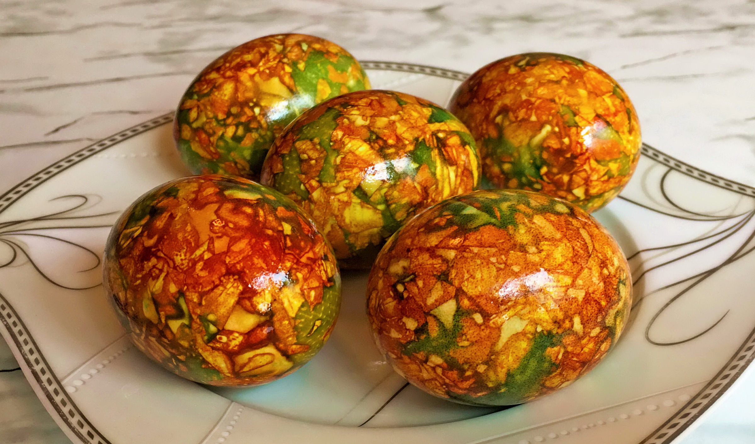 Мраморные Яйца на Пасху / Пасхальные Яйца / Easter eggs / Как Покрасить  Яйца / Очень Красивый Способ