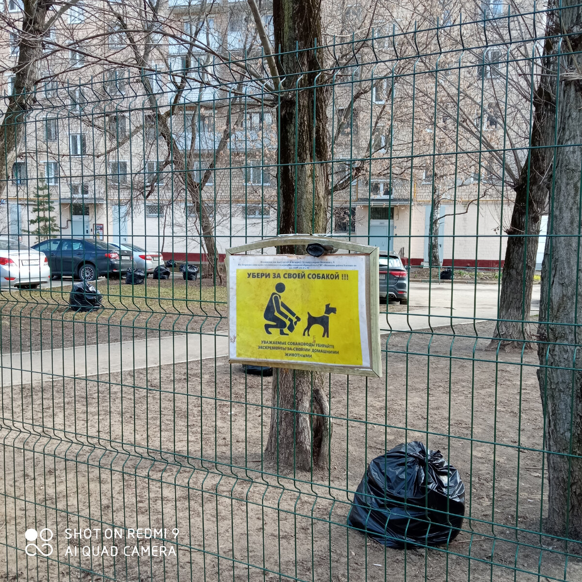 На этой площадке контейнеры для мусора не были предусмотрены.