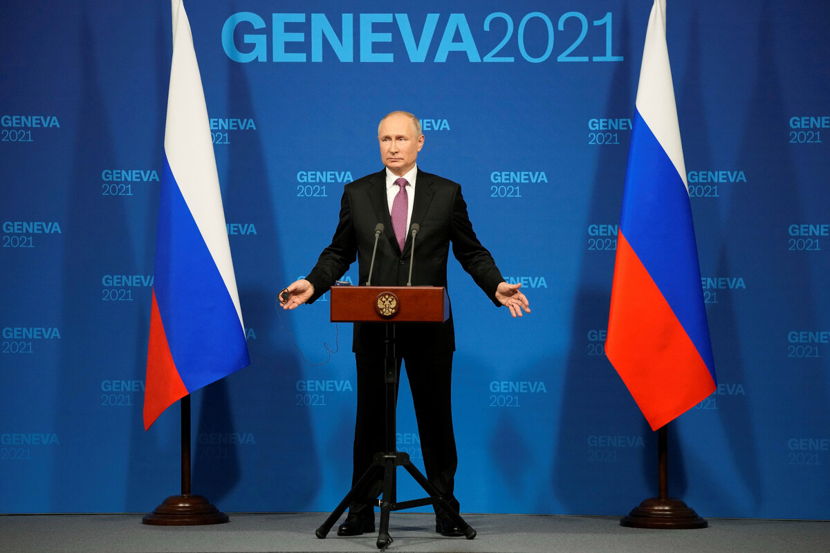 Путин в Женеве. Источник: Яндекс.Картинки