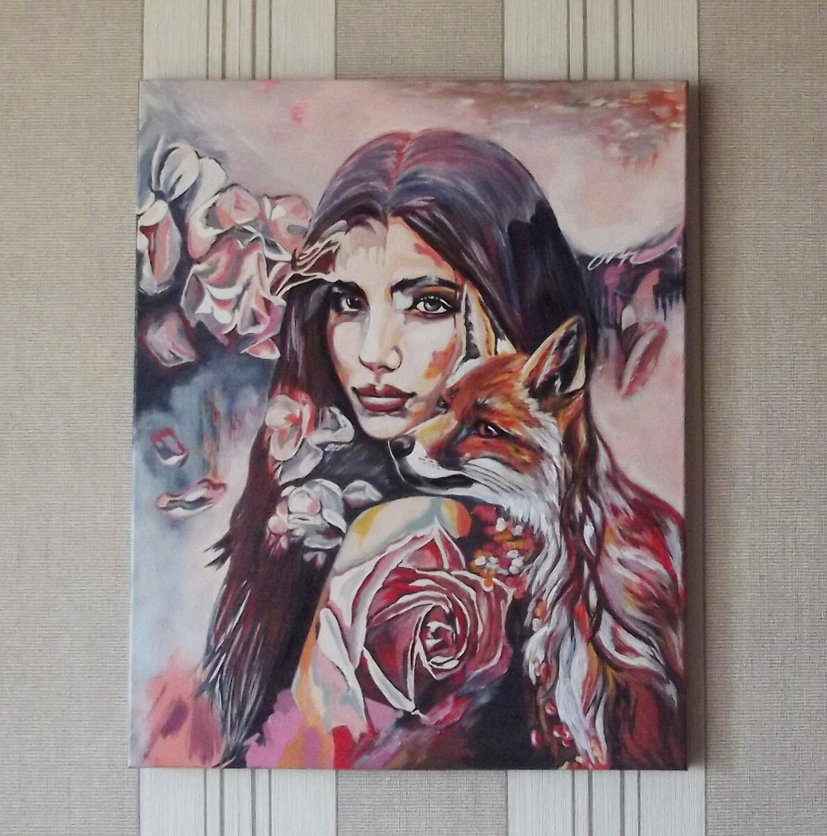 Моя первая работа, "Кицунэ"