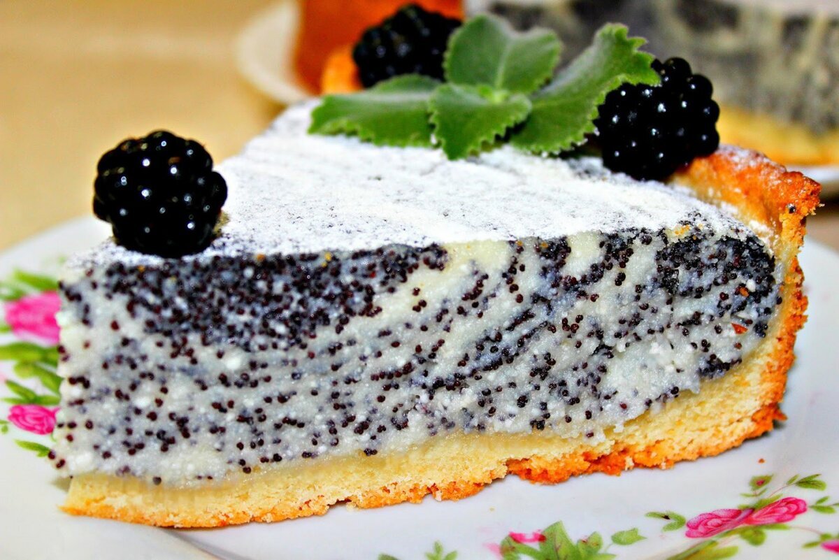 Чизкейк маковый творожник