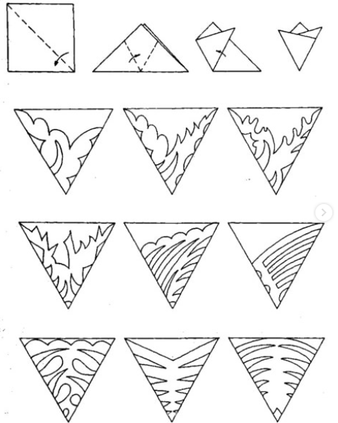 Вырезаем снежинки из бумаги: шаблоны для начинающих