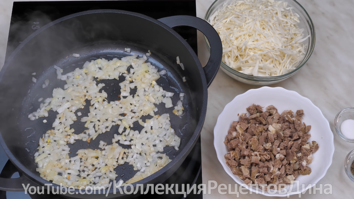 Начинка для пирогов из мяса вареного