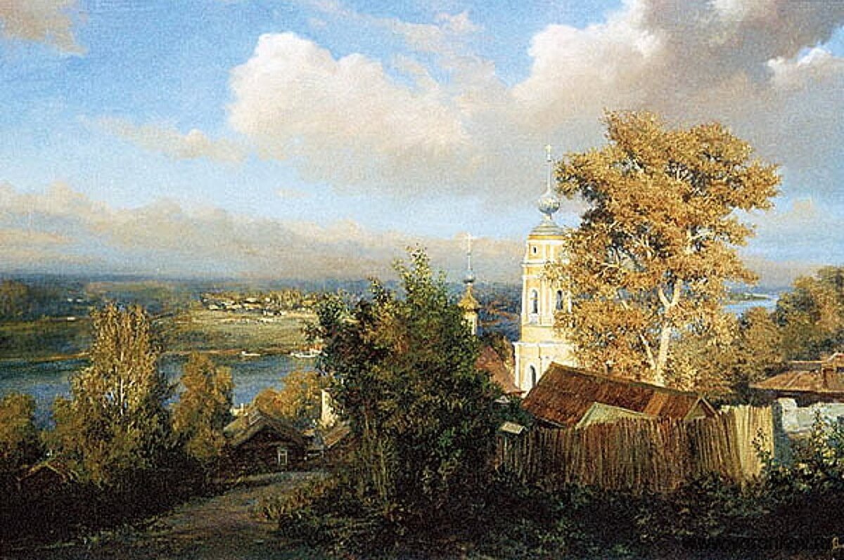 Автор А. Воронков "Старая Калуга", 1987, источник karhu.livejournal.com