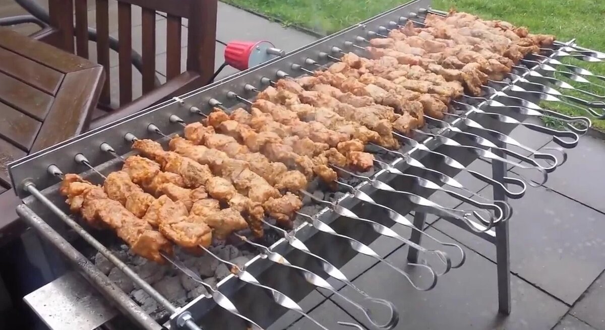 Набор автоматических шампуров