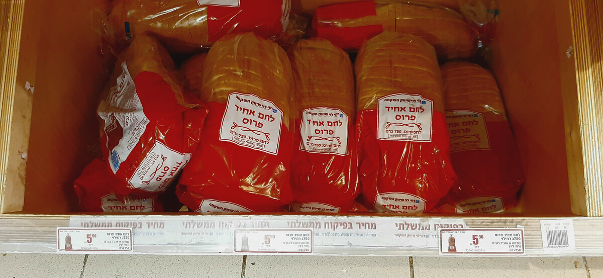 бюджетный батон весом в 750 гр