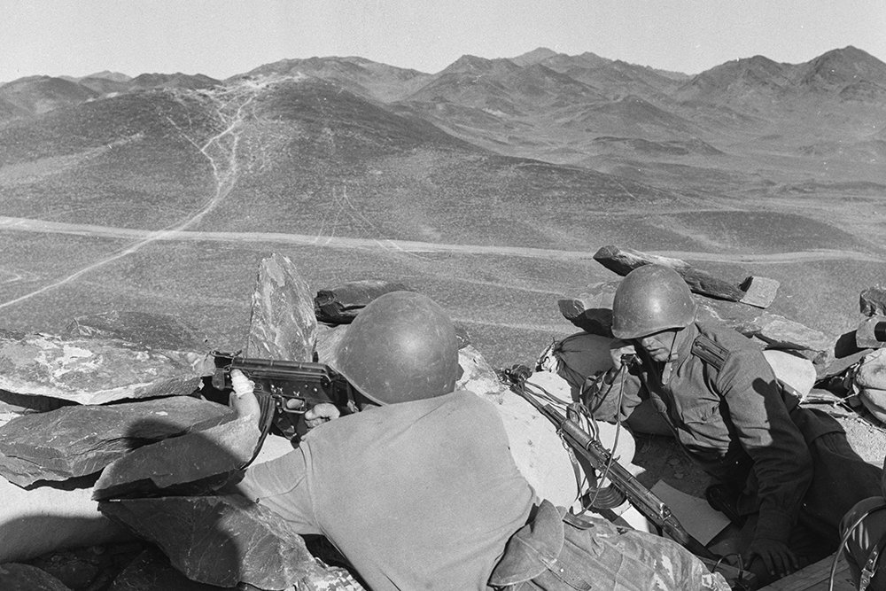 Позиция советских солдат