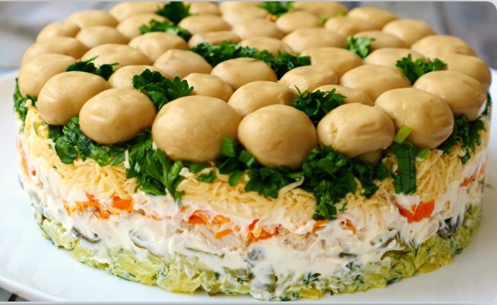 Салат Лесная полянка