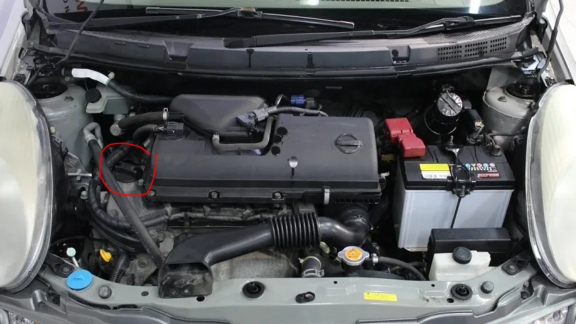 Замена масла Nissan Versa Note 1.6 (2014-2017)/Change of oil Nissan Versa