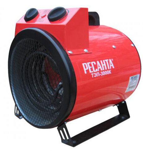 электрическая пушка для обогрева небольших помещений