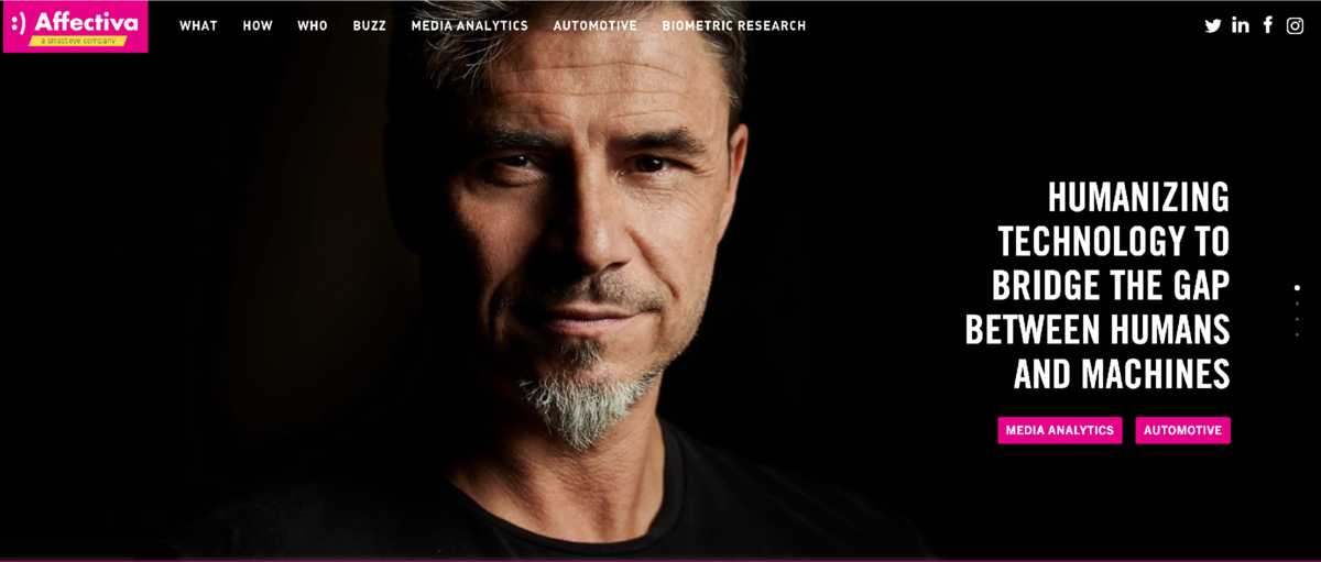 Affectiva - это нейросеть, предназначенная для распознавания эмоций и выражений лица людей по фото и видео