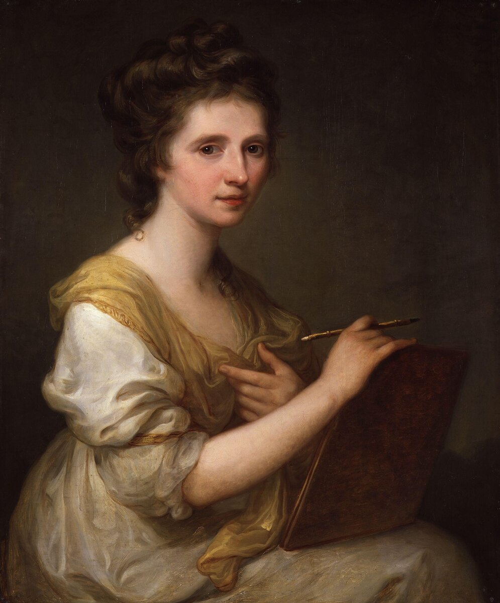 Классицизм портреты. Ангелика Кауфман автопортрет. Ангелика Кауфман (1741-1807).
