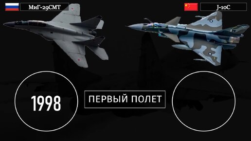 Новейшая модернизация МиГ-29 против новейшей модернизации китайского J-10