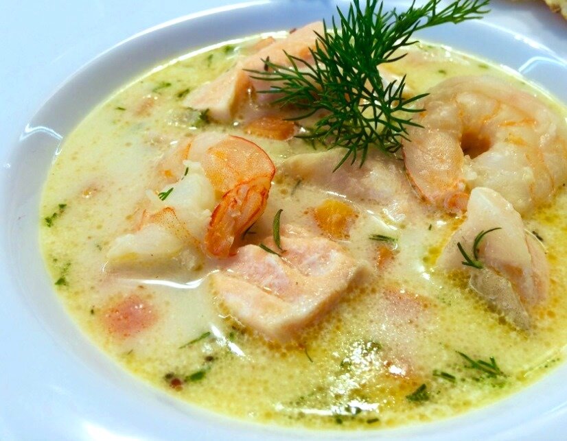 Морской суп рецепт с фото