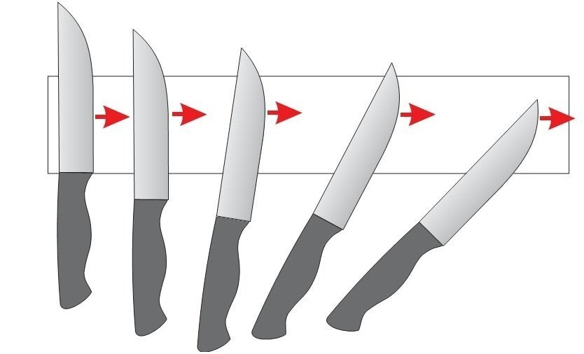Как точить ножи. Правильная заточка ножей бруском. Угол заточки ножа Опинель. Угол заточки охотничьего ножа для мяса. Пчак из d 2 угол заточки ножа.