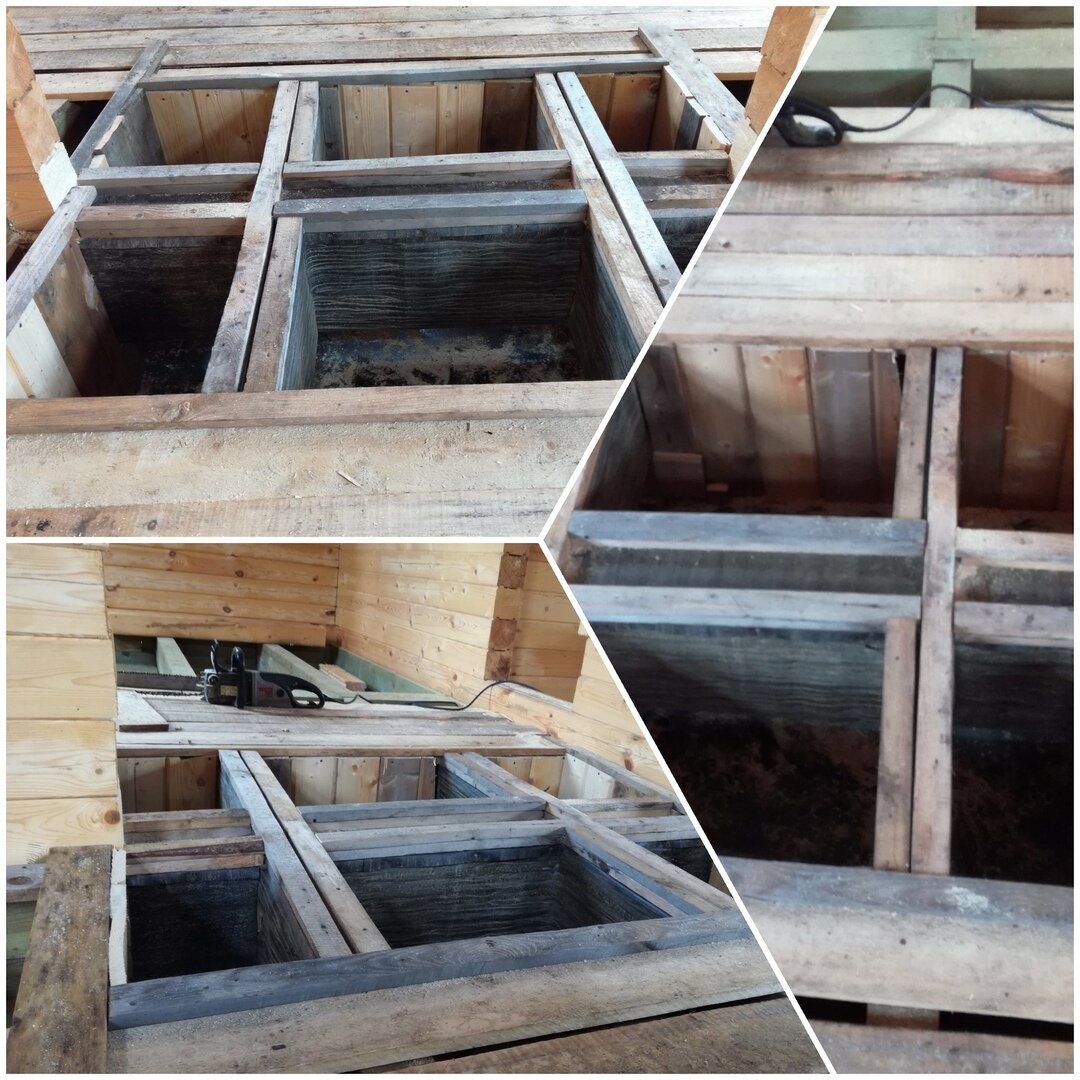 Все материалы использовались что было под рукой на объекте 