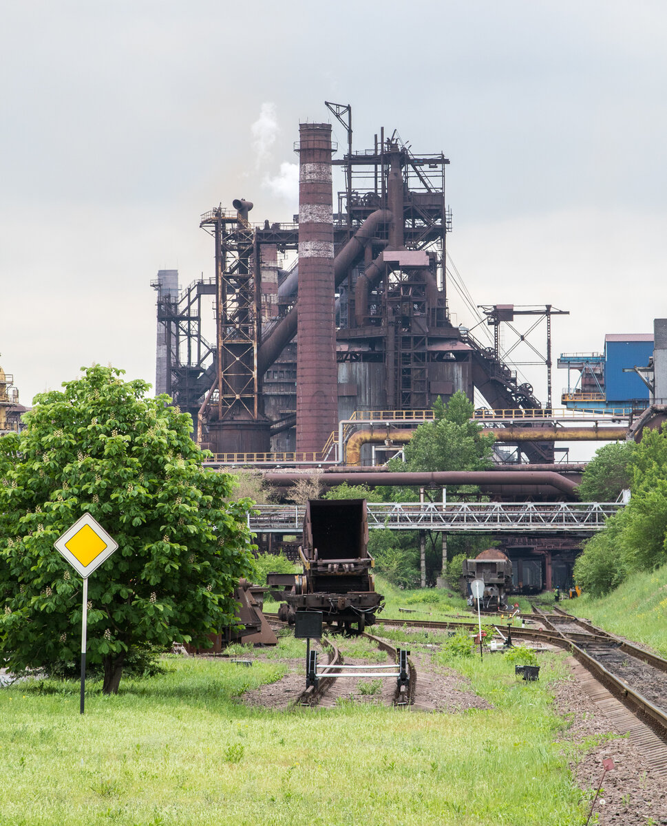 Доменный цех №1 и горловина ст. Доменная, наши дни