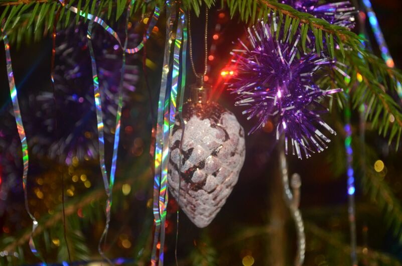 Новогодние игрушки на моей елки.