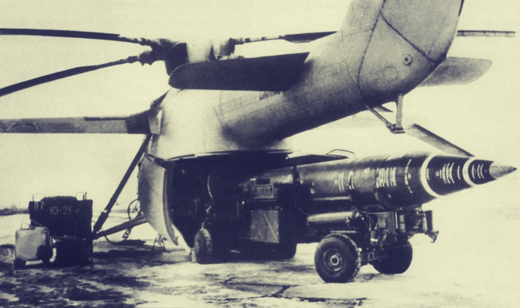 Ракетно-вертолетный комплекс Ми-6РВК (ПРТБВ). 1960 г.