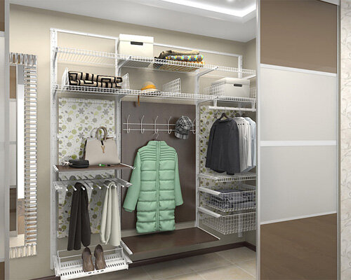 Система HOME SPACE в гардеробной