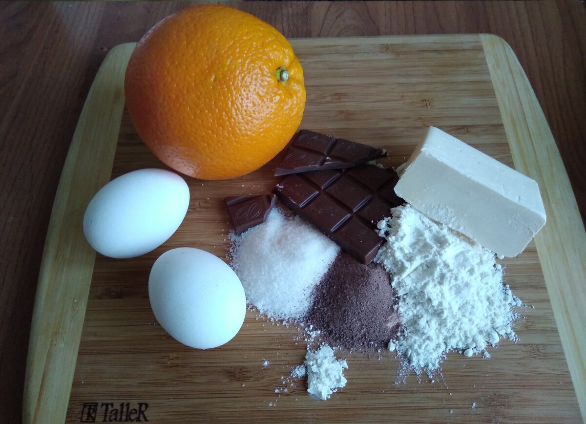 Нежный шоколадно-апельсиновый кекс никого не оставит равнодушным