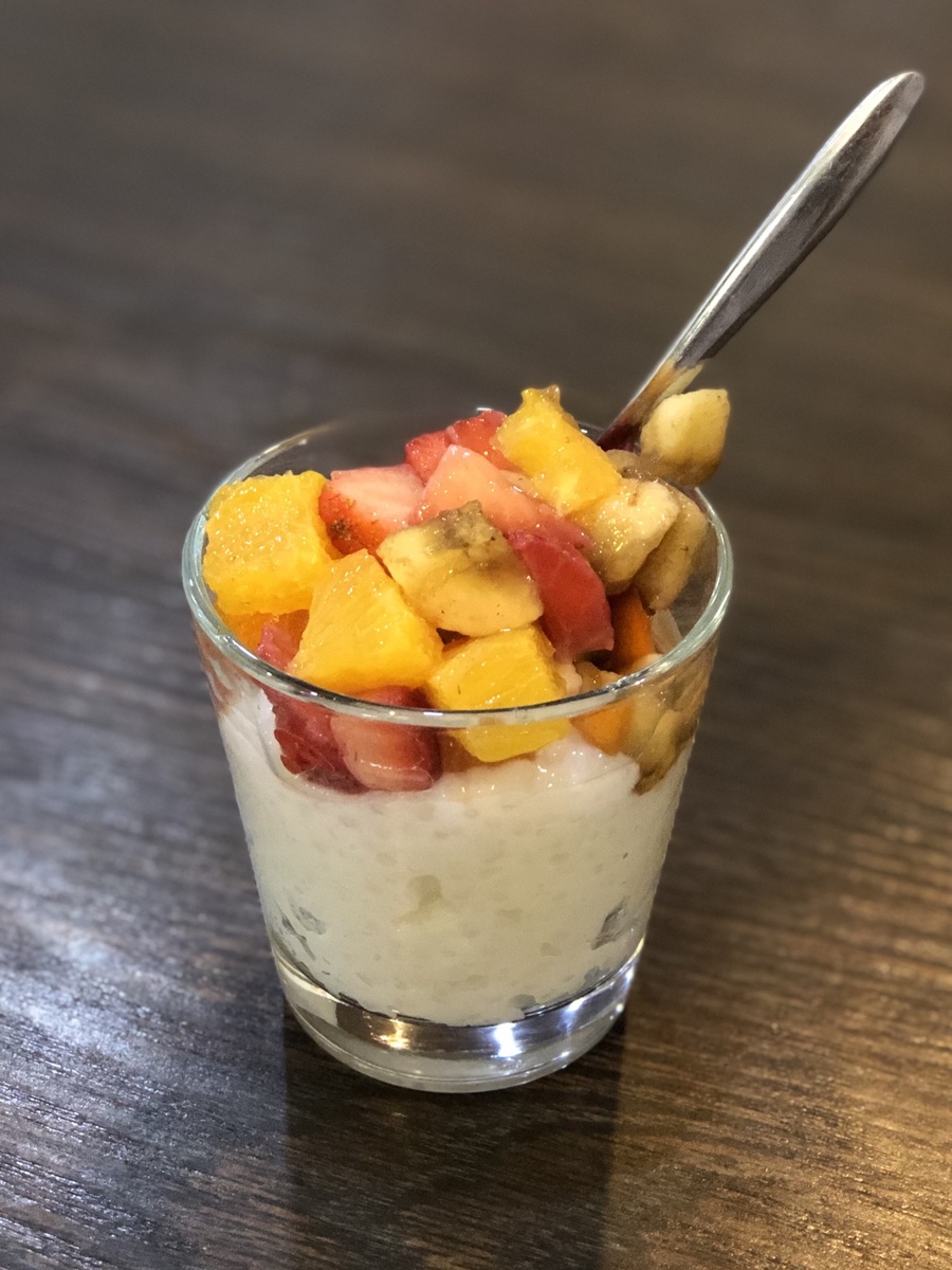 Тапиока с фруктами