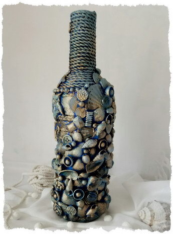 Декоративные вазы и кашпо для цветов в морском стиле