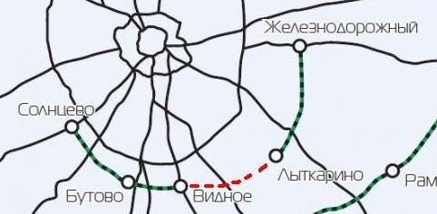 Дублер мкад в видном схема
