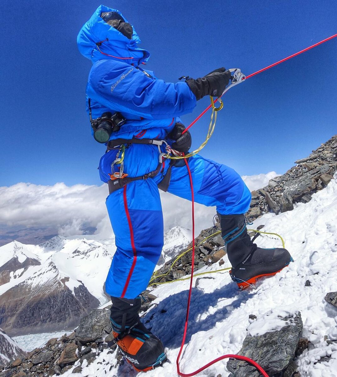 Связка альпинистов фото