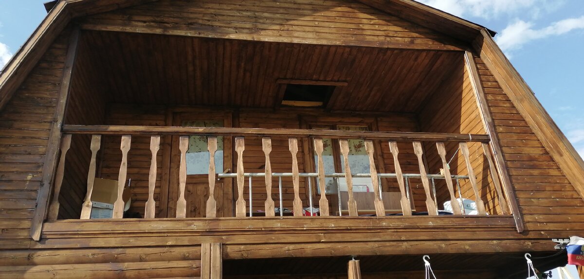 балкон большой, очень мне нравился