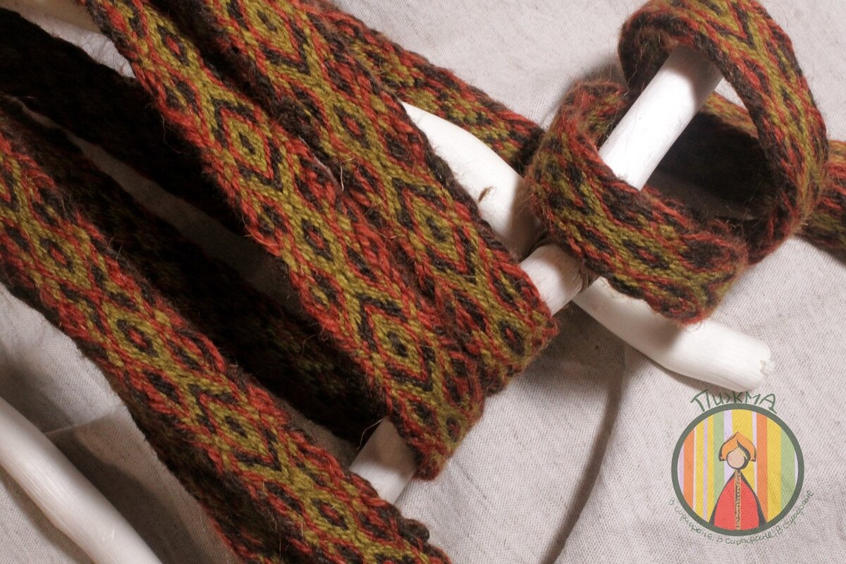 Пояс сделанный на дощечках