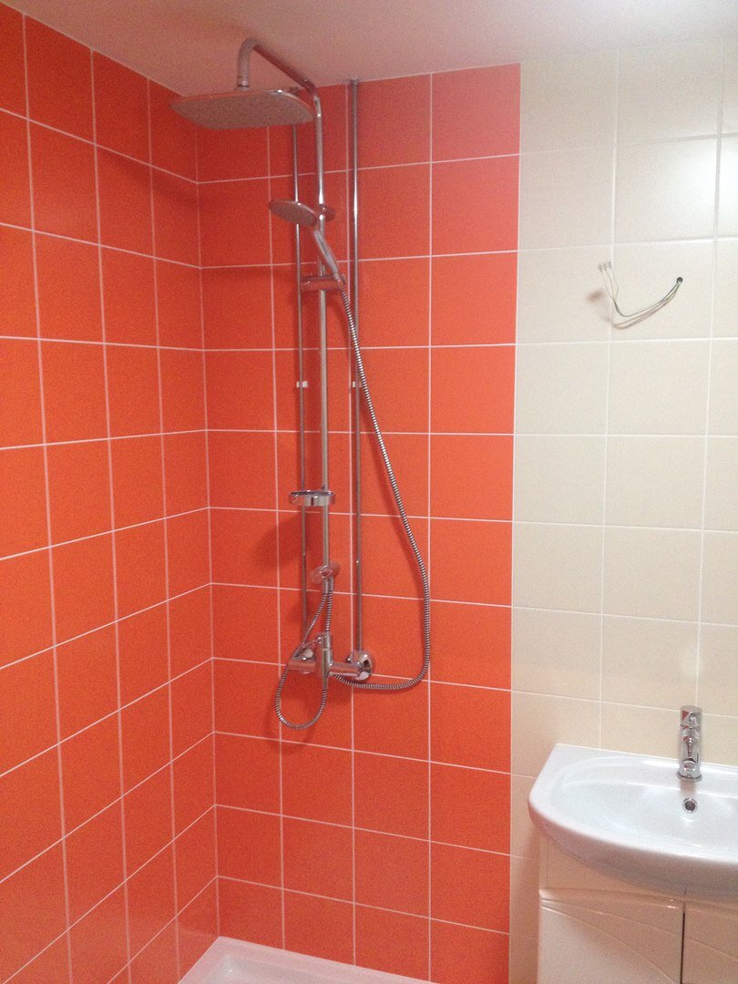 Подводка к смесителю из меди.