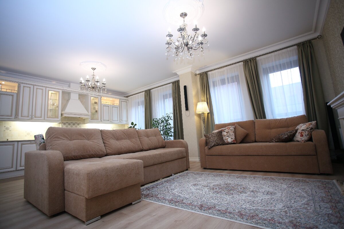 Два дивана в гостиной