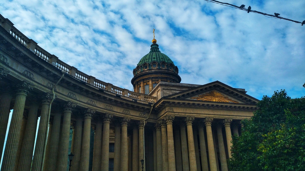 Казанский собор. Фото из экскурсионного тура, лето 2019 года