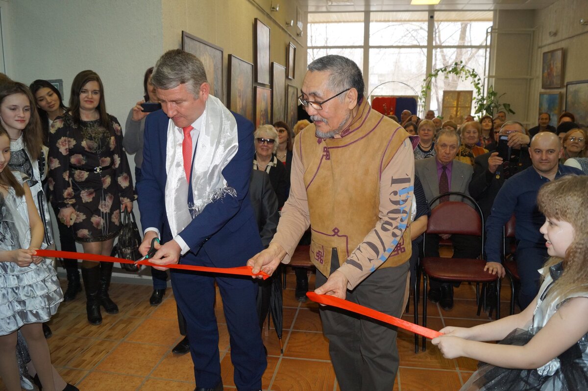 Открытие выставки в музейно-выставочном центре Красноармейского района Волгограда.